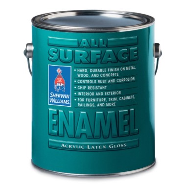Высококачественная водно-дисперсионная акриловая эмаль Sherwin-Williams All Surface Enamel Acrylic Latex (0.95)