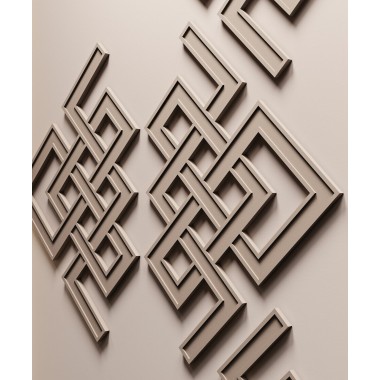 3D ОРНАМЕНТ, АРТ.04  (4шт в упаковке)