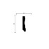 Плинтус 153 A Decor Dizayn 