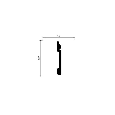 Плинтус DD004 Decor Dizayn 
