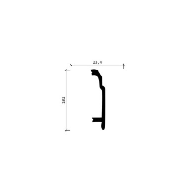 Плинтус DD102 Decor Dizayn 