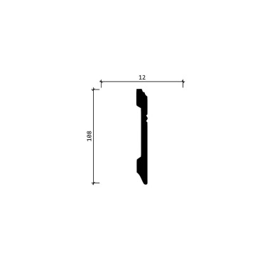 Плинтус DD105 Decor Dizayn 