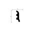 Плинтус DD18 Decor Dizayn 