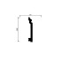 Плинтус DD701 Decor Dizayn 