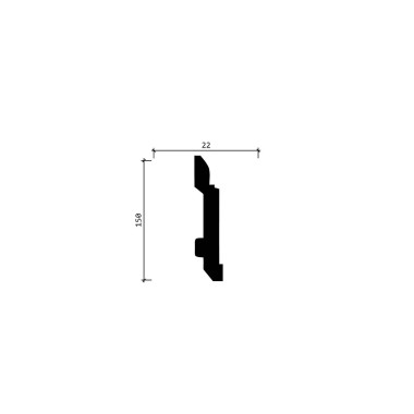 Плинтус DD702 Decor Dizayn 