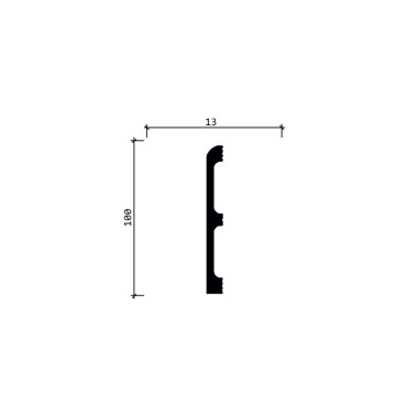 Плинтус DD707 Decor Dizayn 