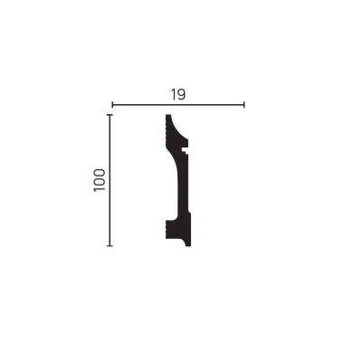 Плинтус DD711 Decor Dizayn 
