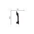 Плинтус DD711 Decor Dizayn 