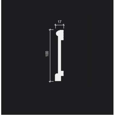 Плинтус DD712 Decor Dizayn 