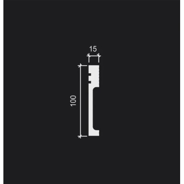 Плинтус DD719 Decor Dizayn 