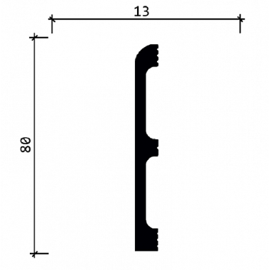 Плинтус 706-93SH Decor Dizayn 
