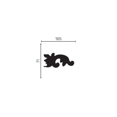 Завершающий элемент H1-DD002 LR Decor Dizayn 
