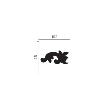 Завершающий элемент H1-DD35 LR Decor Dizayn 