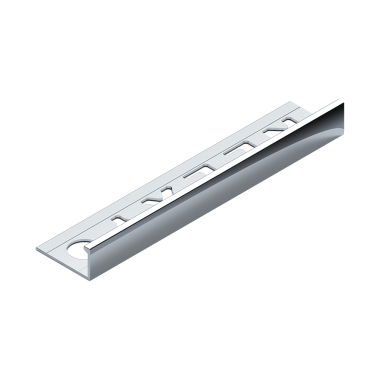 PV01-09 Профиль L-образный алюминий шампань блестящая 8мм х 2.7м