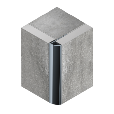 PV17-02 Профиль для плитки внешний алюминий серебро матовое 10мм х 2.7м