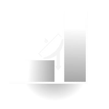 PV30-02 Профиль для плитки внутренний универсальный алюминий серебро матовое 12мм х 2.7м