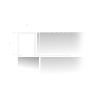PV31-45 Профиль для плитки внешний P алюминий серебро блестящее браш 10х10мм 2.7м
