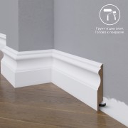 Широкий плинтус  Madest Decor МДФ 03-100-16 под покраску