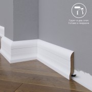 Широкий плинтус  Madest Decor МДФ 01-083-18 под покраску