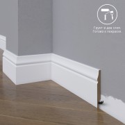 Широкий плинтус  Madest Decor МДФ 04-083-10 под под покраску