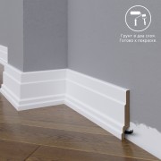 Широкий плинтус  Madest Decor МДФ 08-088-18 под под покраску