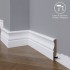 Широкий плинтус  Madest Decor МДФ 07-083-16 под под покраску