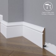 Широкий плинтус  Madest Decor МДФ 12-100-16 под под покраску
