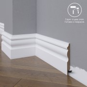 Широкий плинтус  Madest Decor МДФ 14-100-12  под под покраску