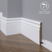 Широкий плинтус  Madest Decor МДФ 22-120-16 под под покраску