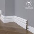 Широкий плинтус  Madest Decor МДФ 21-072-12 под под покраску