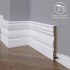 Широкий плинтус  Madest Decor МДФ 24-136-16 под под покраску