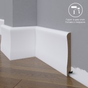 Широкий плинтус  Madest Decor МДФ 23-136-16 под под покраску