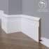 Широкий плинтус  Madest Decor МДФ 26-136-16 под под покраску