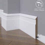 Широкий плинтус  Madest Decor МДФ 26-136-16 под под покраску
