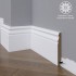 Белый плинтус  Madest Decor МДФ 22-120-16 окрашенный