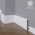 Белый плинтус  Madest Decor МДФ 20-083-12 окрашенный