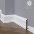 Белый плинтус  Madest Decor МДФ 01-083-18 окрашенный
