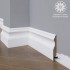 Белый плинтус  Madest Decor МДФ 03-100-16 окрашенный
