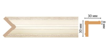 Цветной угол Decomaster 116-937 (30*30*2400) ДМ