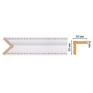 Цветной угол Decomaster116-118 ДМ (30*30*2400)