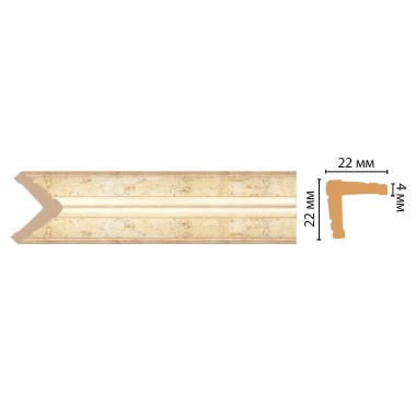 Цветной угол Decomaster 116S-553 ДМ (22*22*2400)