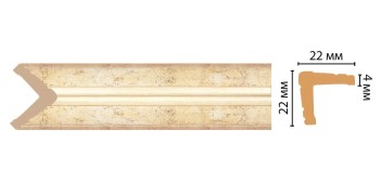 Цветной угол Decomaster 116S-553 ДМ (22*22*2400)