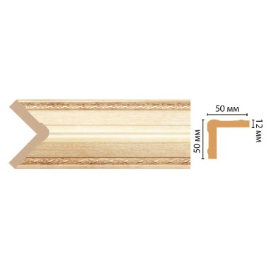 Цветной угол Decomaster 142-933 ДМ (50*50*2400)