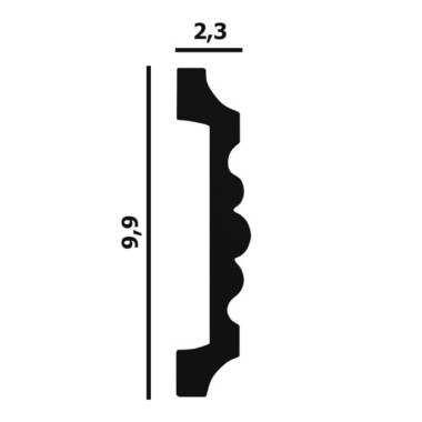 Молдинг из полимера P61 Perfect Plus
