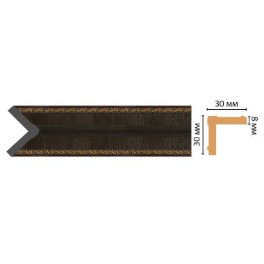Угол Decomaster 116-1 ДМ (30*30*2400мм)