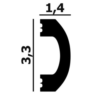 Молдинг из полимера P135 Perfect Plus