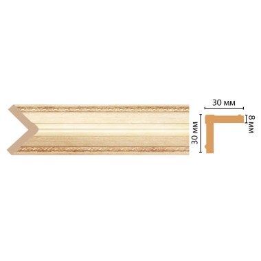 Цветной угол Decomaster 116-933 (30*30*2400) ДМ