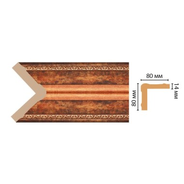 Цветной угол Decomaster 140-767 (81*81*2400)