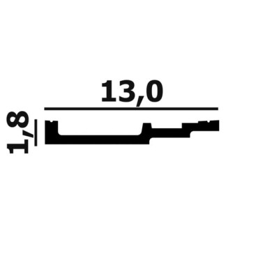 Плинтус потолочный P110 Перфект Плюс