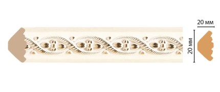 Bнутренний угол Decomaster 132M-6 (20*20*2400)